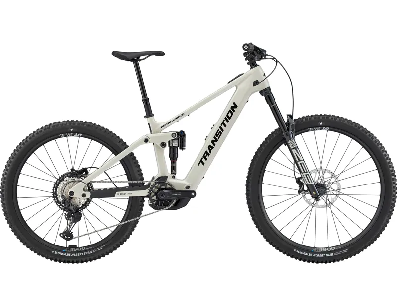Transition Regulator CX XT Mullet Electric Full Sus Carbon MTB 2025 in White