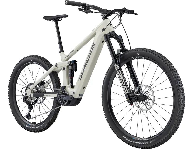 Transition Regulator CX XT Mullet Electric Full Sus Carbon MTB 2025 in White-1