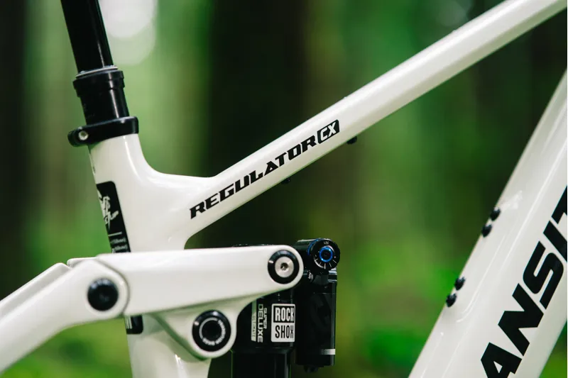 Transition Regulator CX XT Mullet Electric Full Sus Carbon MTB 2025 in White-8