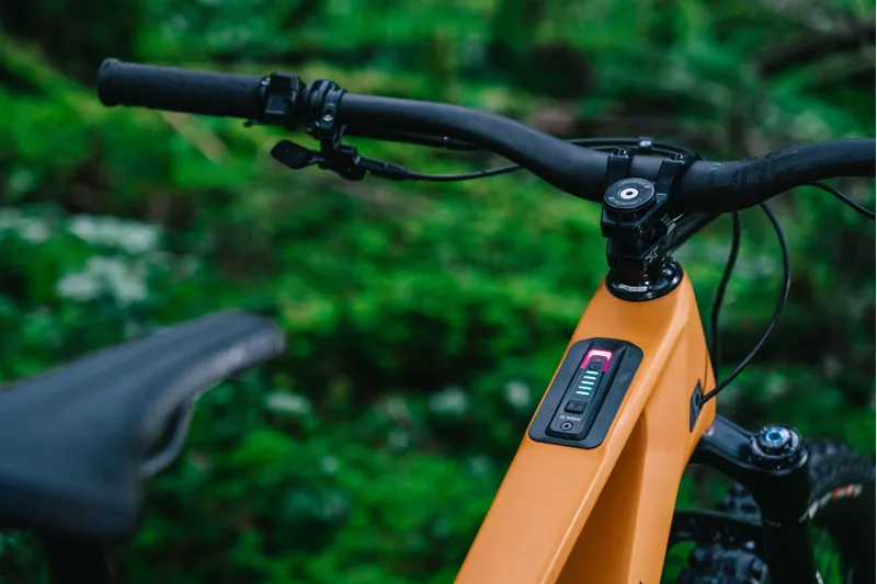 Transition Regulator SX XT Mullet Electric Full Sus Carbon MTB 2025 in Madrone Gold-6