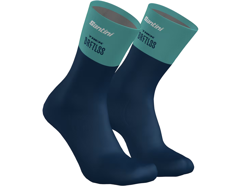 Balfes Bikes Trek Santini Driftless Team Replica Cycling Socks in Dark Blue | Free postage over £30, £10 off first order, price match & 0% finance.