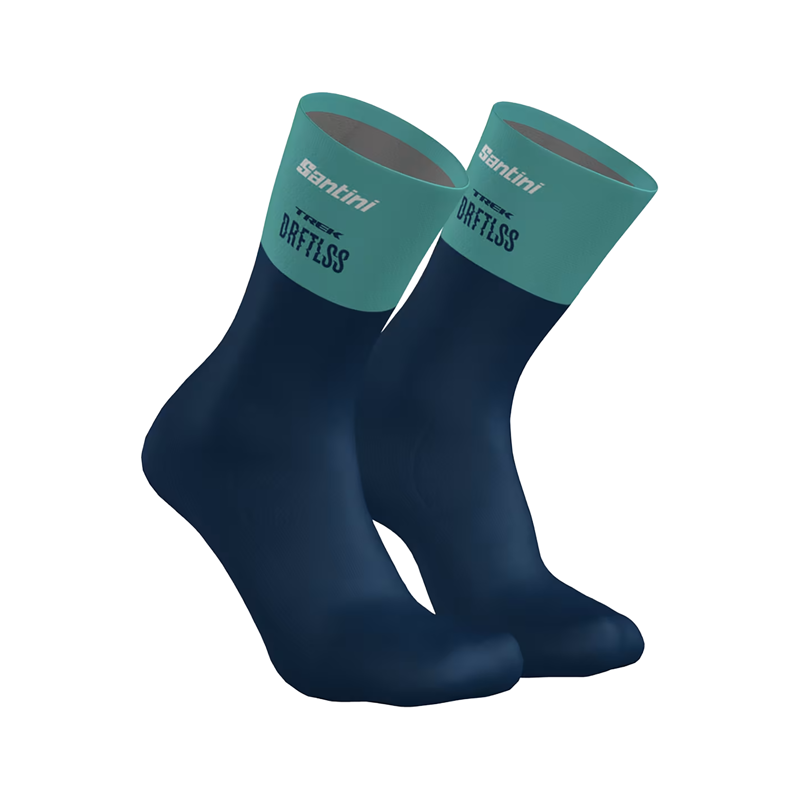 Balfes Bikes Trek Santini Driftless Team Replica Cycling Socks in Dark Blue | Free postage over £30, £10 off first order, price match & 0% finance.