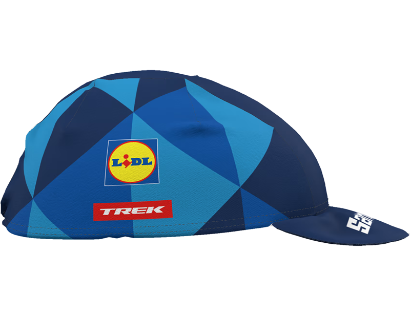 Balfes Bikes Trek Santini Lidl-Trek Team Replica Cycling Cap in Dark Blue/Yellow | Free postage over £30, £10 off first order, price match & 0% finance.