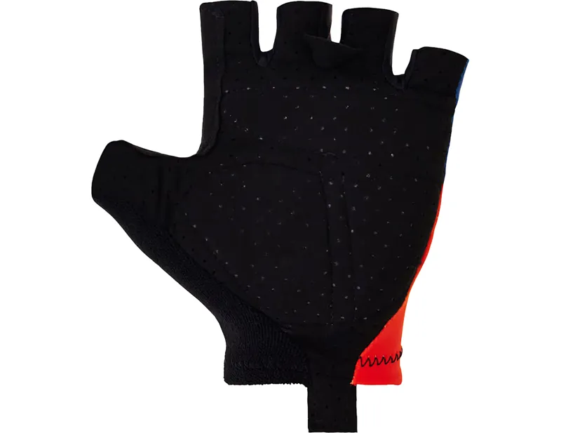 Trek Santini Lidl-Trek Team Mitts in Dark Blue/Yellow-1