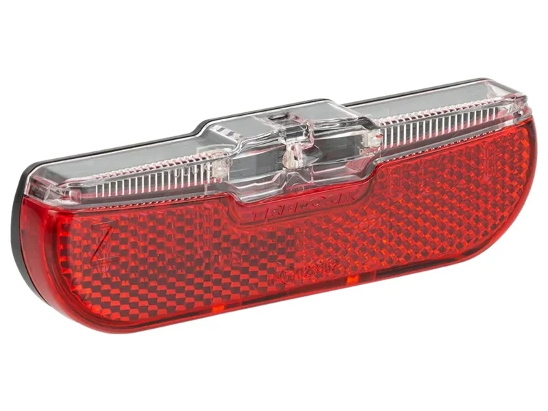 Trelock Duo Flat E-bike Rear Light in Dark Red/White