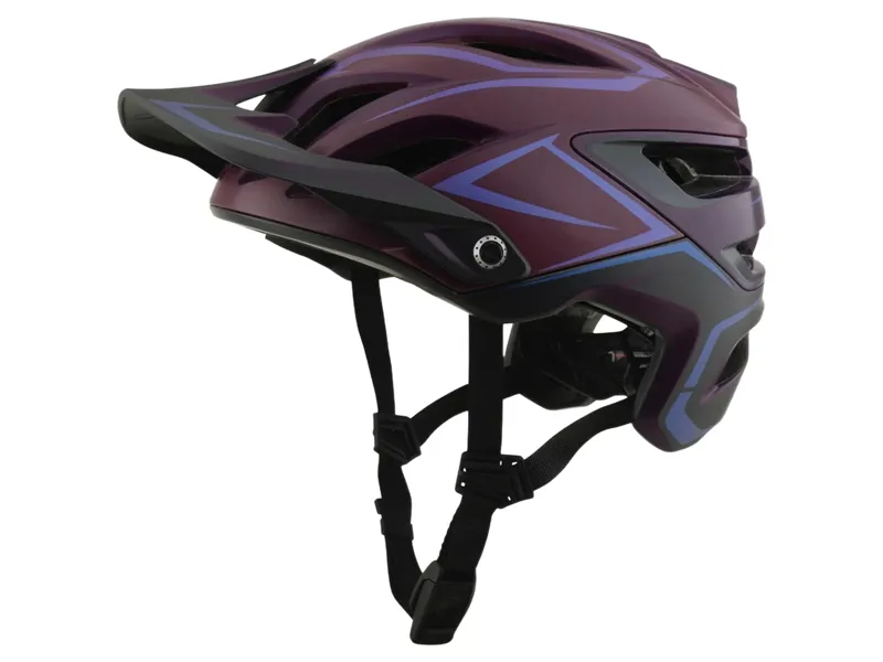 Troy Lee Designs A3 Mask Helmet in Black/Purple