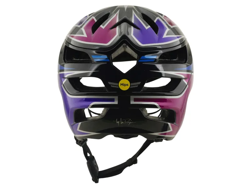 Troy Lee Designs A3 Mask Helmet in Black/Purple-2