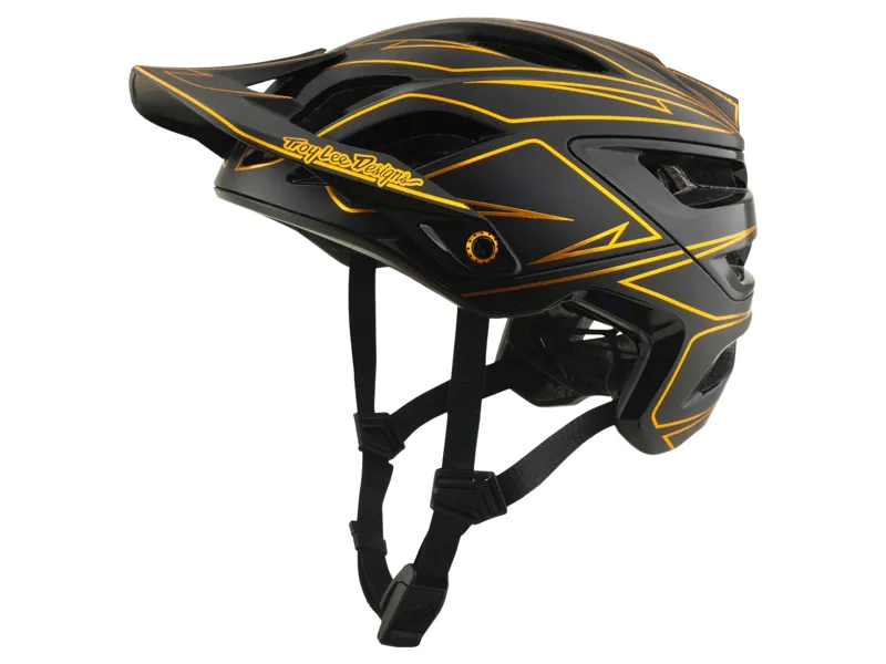 Troy Lee Designs A3 Pinstripe Helmet in Black-6