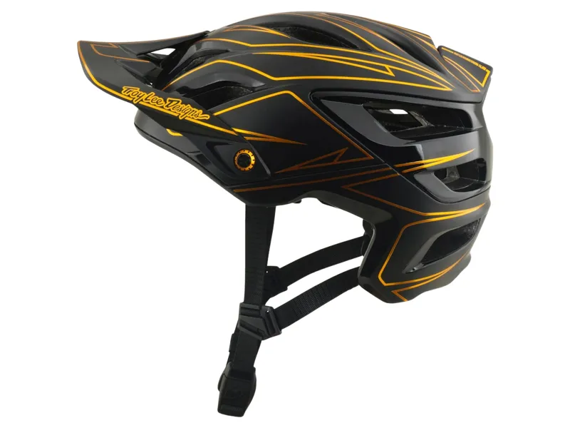 Troy Lee Designs A3 Pinstripe Helmet in Black
