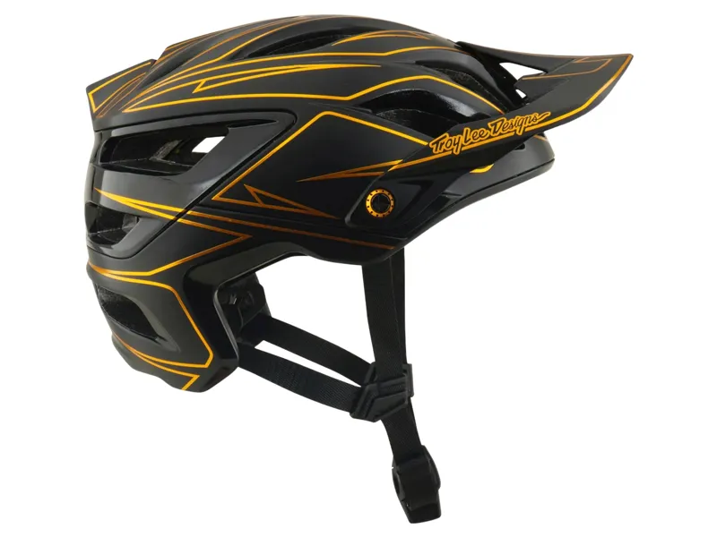 Troy Lee Designs A3 Pinstripe Helmet in Black-4