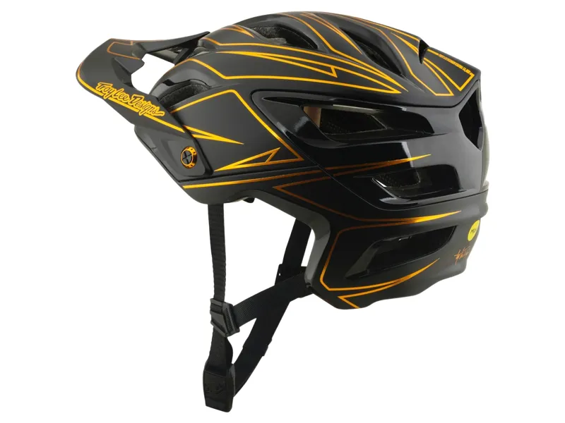 Troy Lee Designs A3 Pinstripe Helmet in Black-1