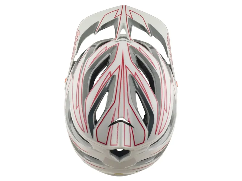 Troy Lee Designs A3 Pinstripe Helmet in Grey-4