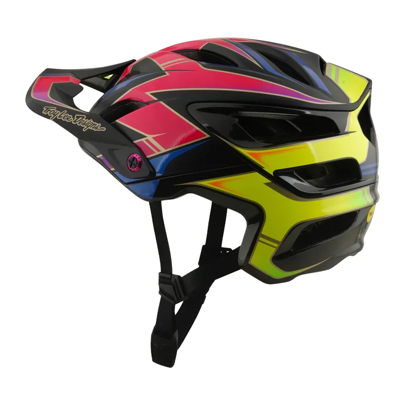 Troy Lee Designs A3 MIPS Helmet in Electra Black-1
