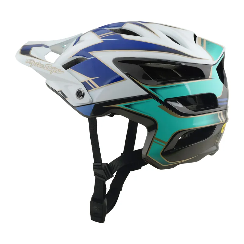 Troy Lee Designs A3 MIPS Helmet in Electra White-1
