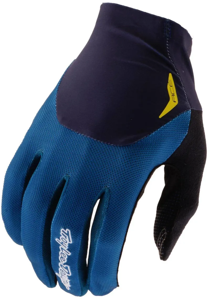Troy Lee Designs Ace Full Finger Glove in Solid Blue