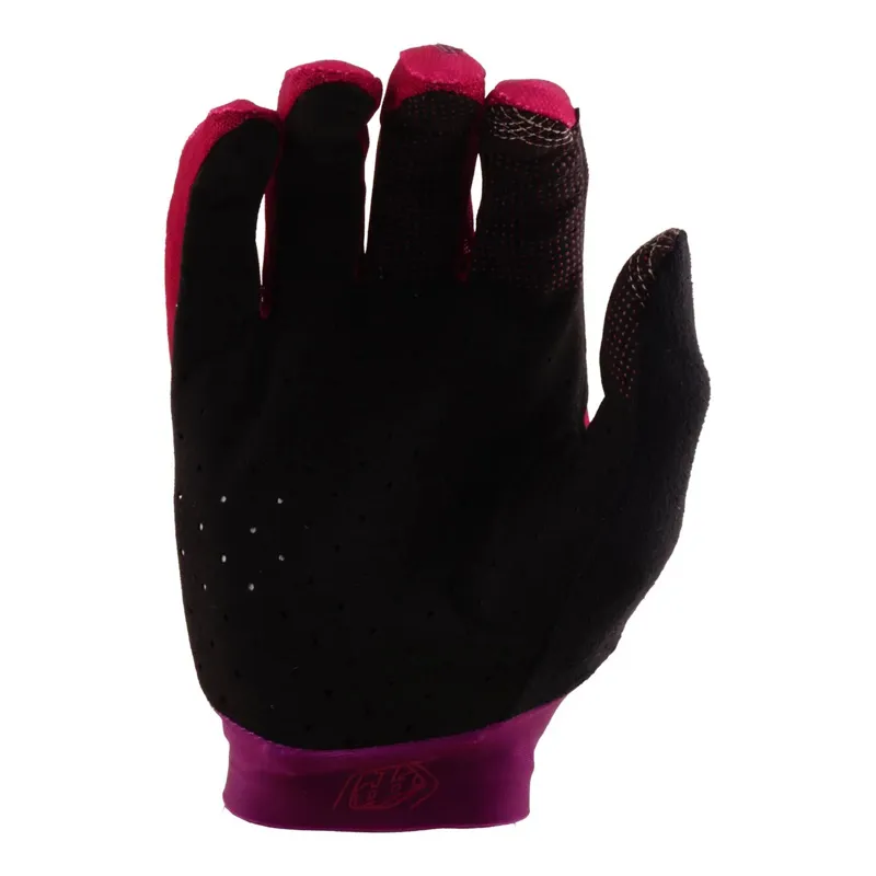 Troy Lee Designs Ace Finger Glove in Solid Fuchsia-1