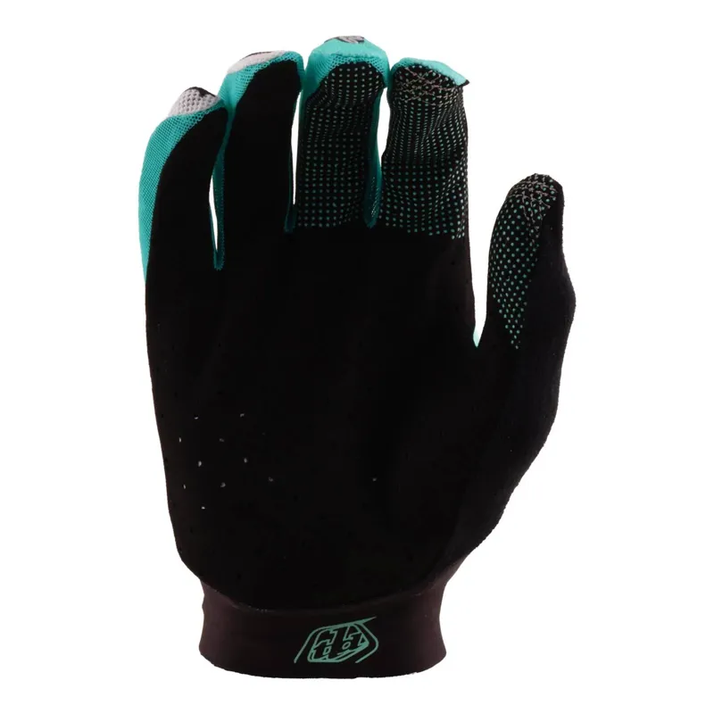 Troy Lee Designs Ace Yo Moto Full Finger Gloves in Real Teal-1