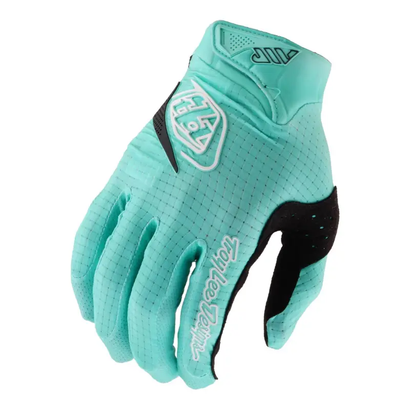 Balfes Bikes Troy Lee Designs Air Full Finger Gloves in Mono Real Teal | Free postage over £30, £10 off first order, price match & 0% finance.