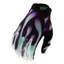 Troy Lee Designs Air Full Finger Gloves in Overspray Black/Real Teal