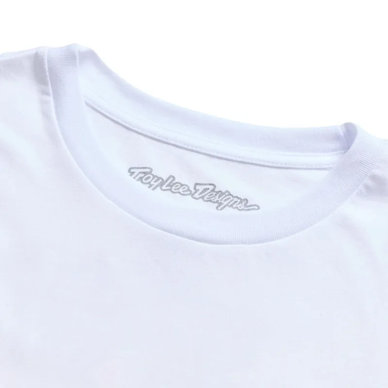 Troy Lee Designs Carb Club Long Sleeve Tee in White-3