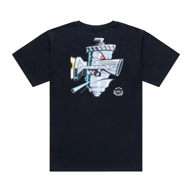 Troy Lee Designs Carb Club Short Sleeve Tee in Black-1