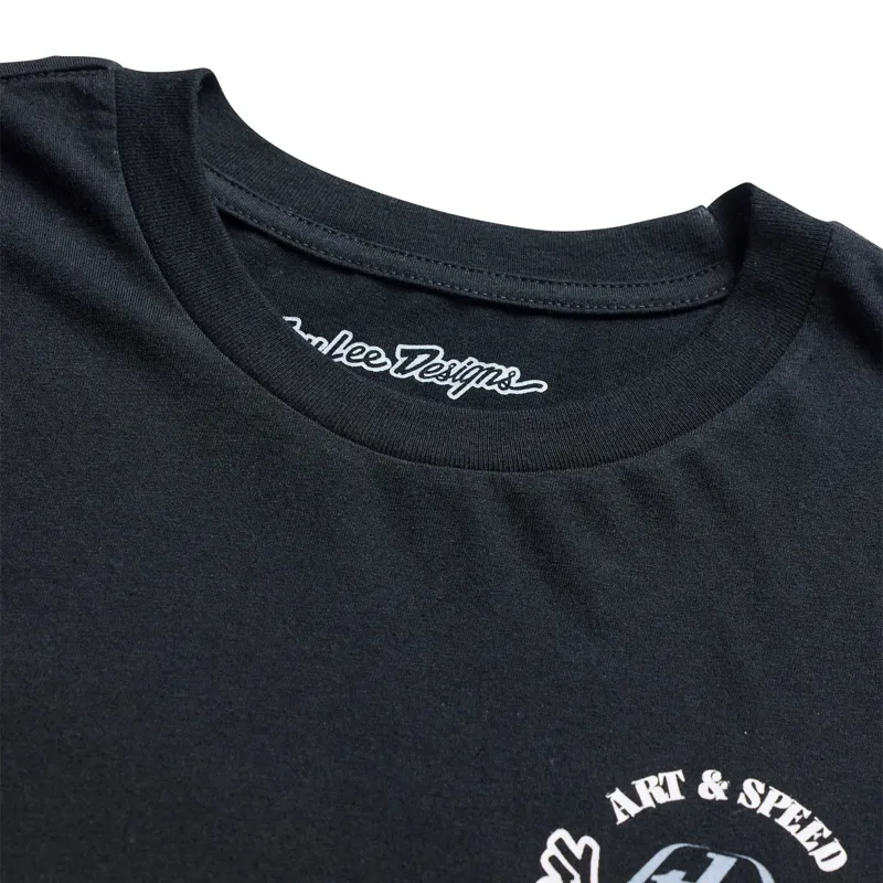 Troy Lee Designs Carb Club Short Sleeve Tee in Black-3
