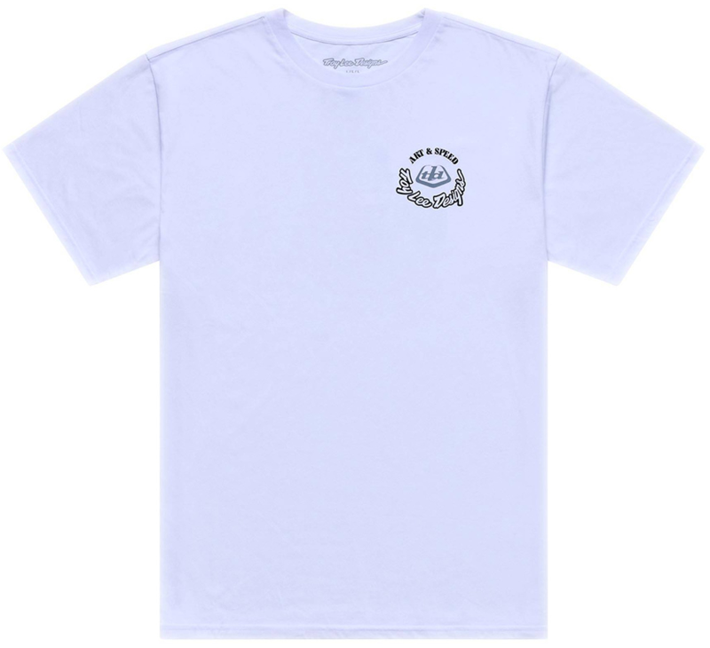 Troy Lee Designs Carb Club Short Sleeve Tee in White
