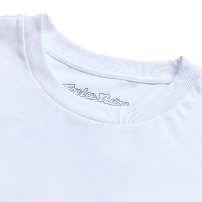 Troy Lee Designs Carb Club Short Sleeve Tee in White-3