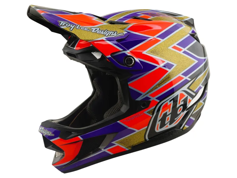 Troy Lee Designs D4 Carbon Helmet in Flush Violet-6