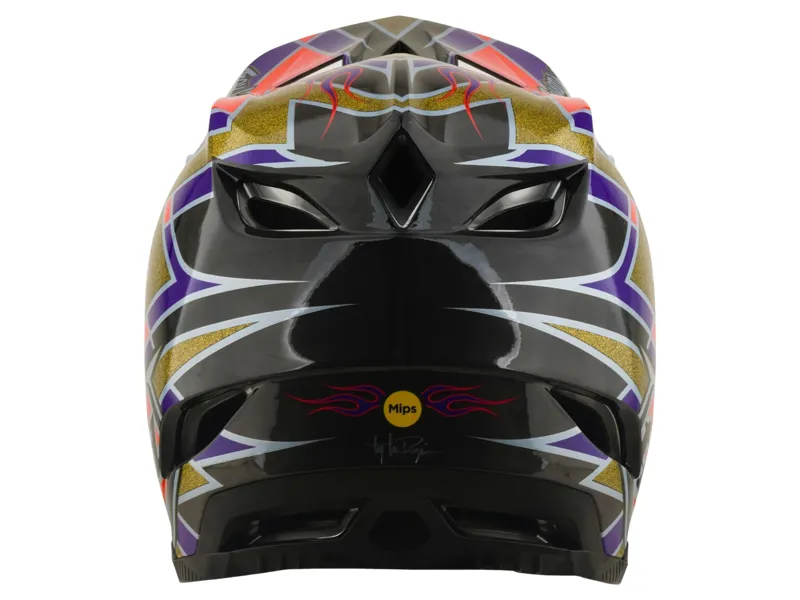 Troy Lee Designs D4 Carbon Helmet in Flush Violet-2