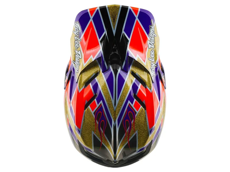 Troy Lee Designs D4 Carbon Helmet in Flush Violet-7