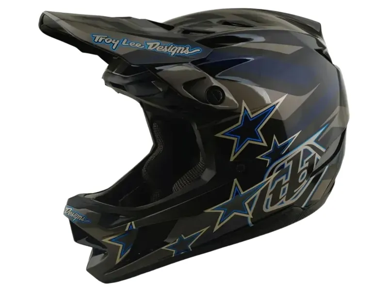 Troy Lee Designs D4 Composite Helmet in Burst Grey