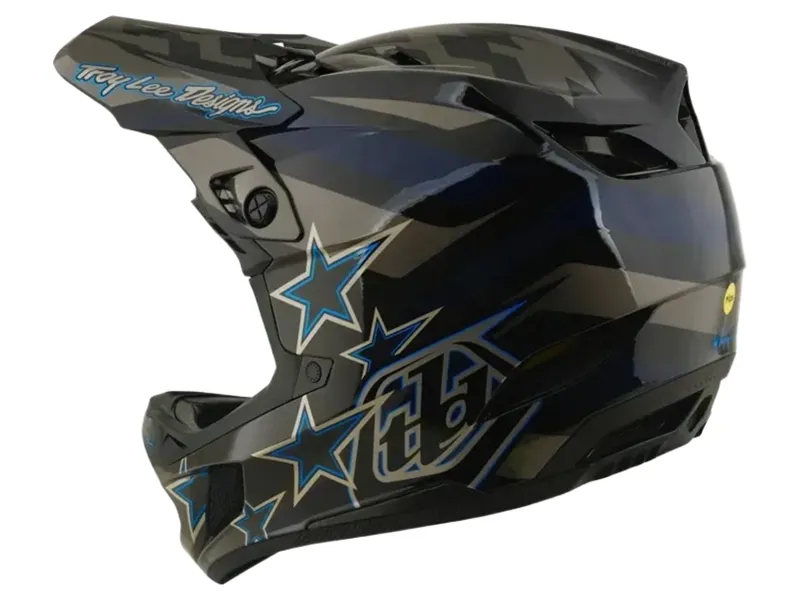 Troy Lee Designs D4 Composite Helmet in Burst Grey-1