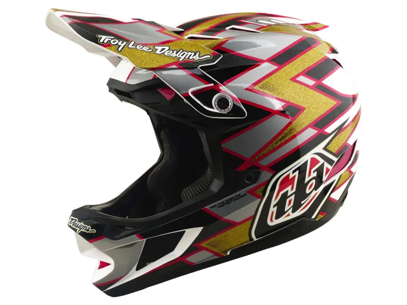 Troy Lee Designs D4 Composite Helmet in Flush Black-3