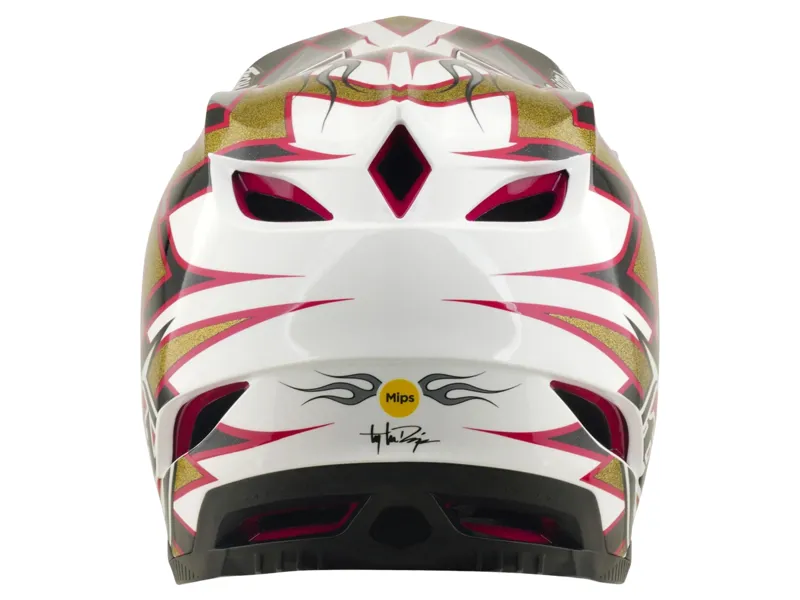 Troy Lee Designs D4 Composite Helmet in Flush Black-6