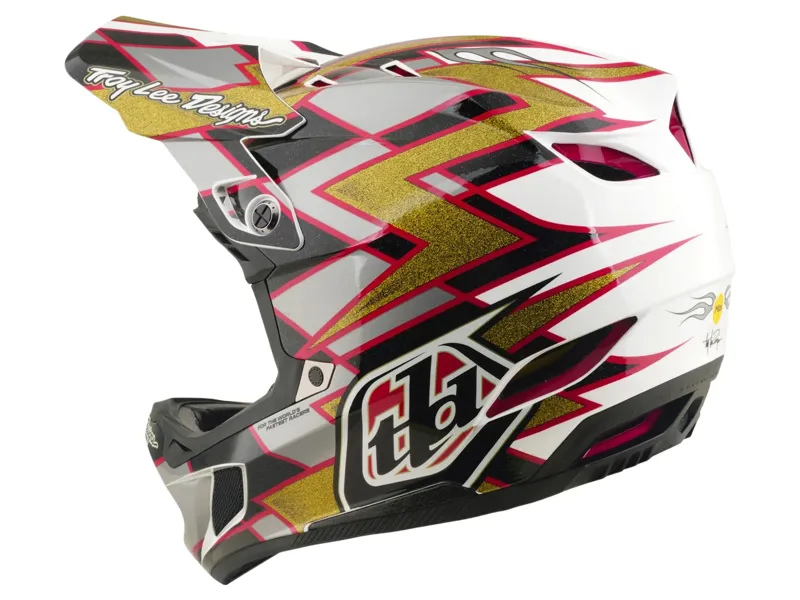 Troy Lee Designs D4 Composite Helmet in Flush Black-4