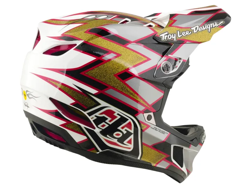 Troy Lee Designs D4 Composite Helmet in Flush Black-5