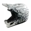 Troy Lee Designs D4 Composite MIPS Helmet Torched in White/Silver