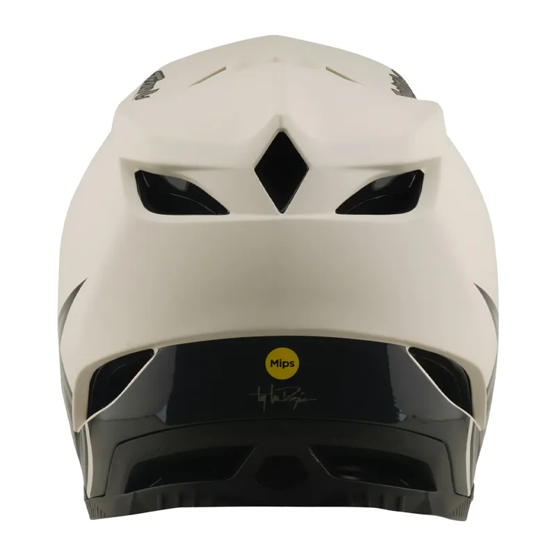 Troy Lee Designs D4 Composite MIPS Helmet Stealth in Pumice-3