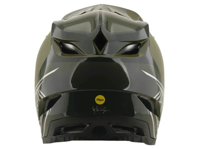 Troy Lee Designs D4 Polyacrylite Helmet in Shadow Beetle-2