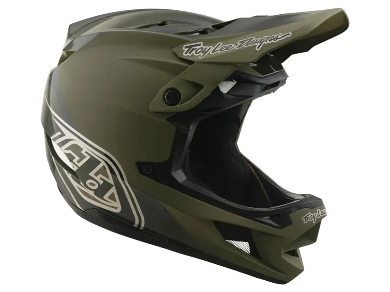 Troy Lee Designs D4 Polyacrylite Helmet in Shadow Beetle