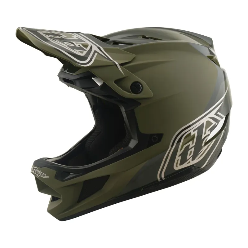 Troy Lee Designs D4 Polyacrylite Helmet in Shadow Beetle-1