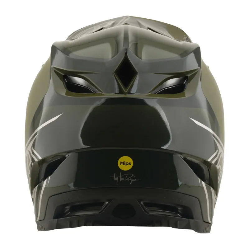Troy Lee Designs D4 Polyacrylite Helmet in Shadow Beetle-2
