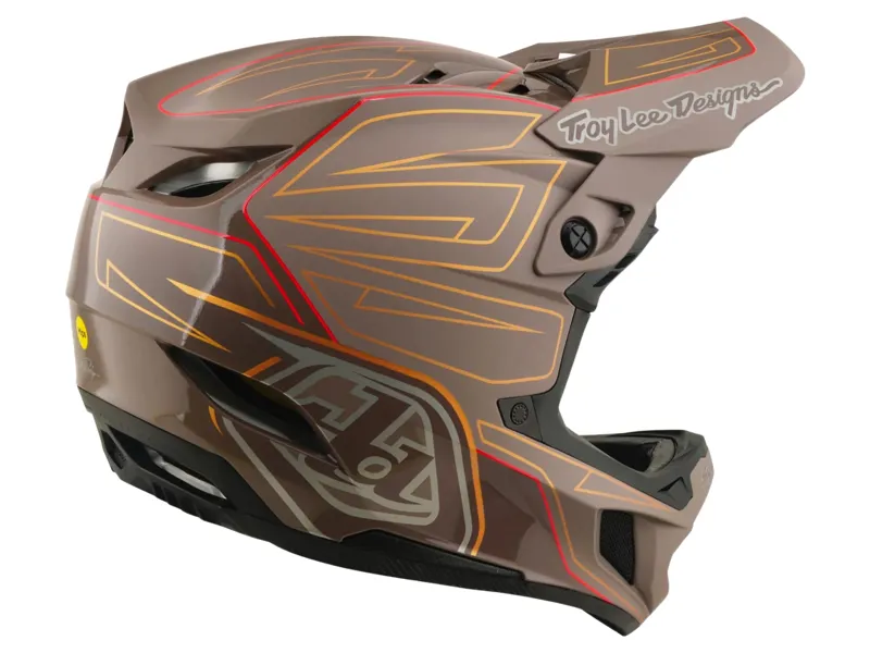 Troy Lee Designs D4 Polyacrylite Helmet in Shadow Pro Timber-5