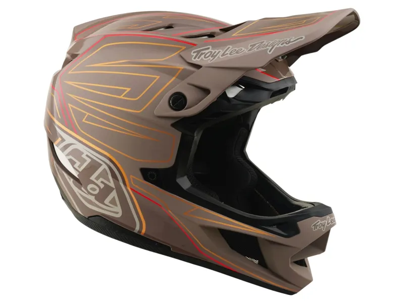 Troy Lee Designs D4 Polyacrylite Helmet in Shadow Pro Timber