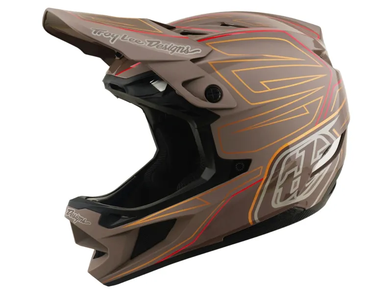 Troy Lee Designs D4 Polyacrylite Helmet in Shadow Pro Timber-1