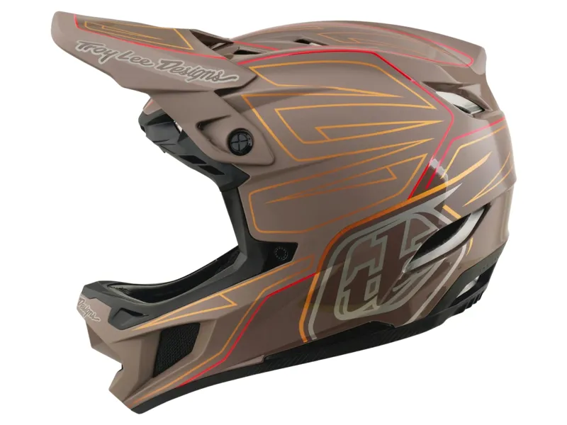 Troy Lee Designs D4 Polyacrylite Helmet in Shadow Pro Timber-2