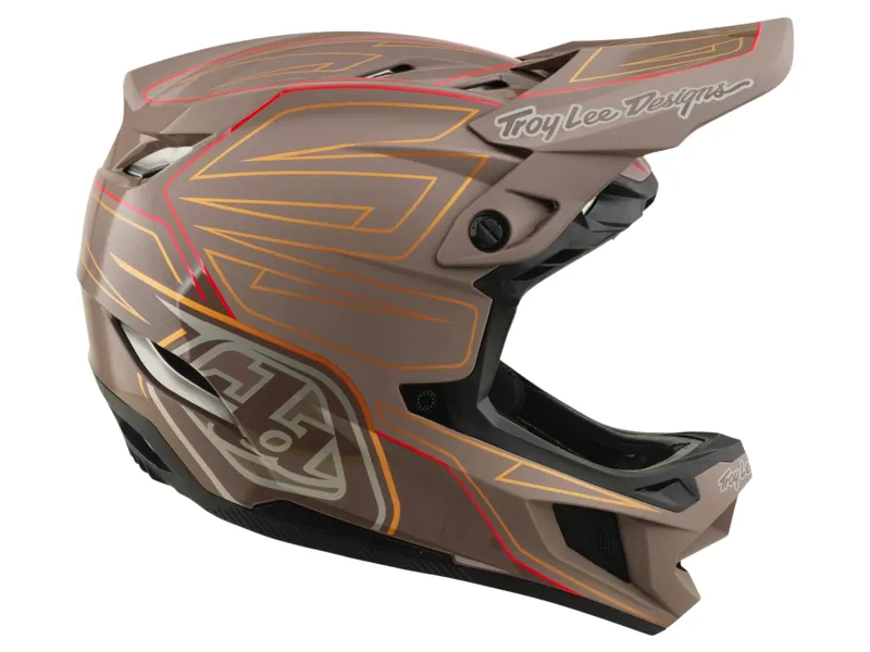 Troy Lee Designs D4 Polyacrylite Helmet in Shadow Pro Timber-3