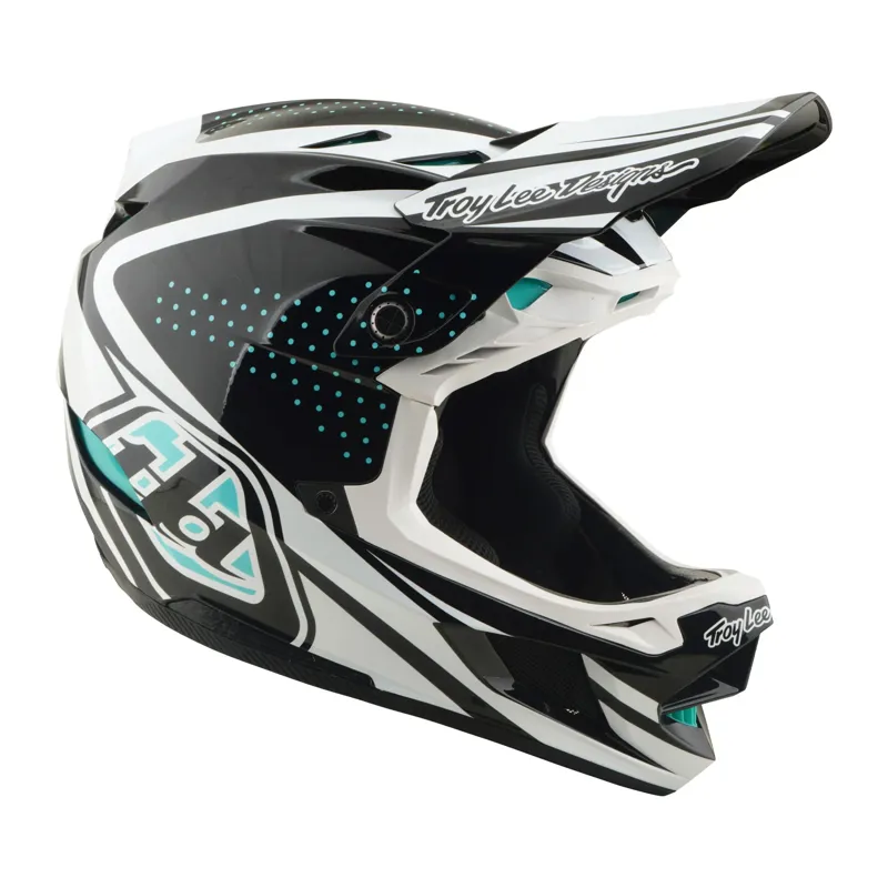 Troy Lee Designs D4 Polyacrylite Helmet The Line Grey