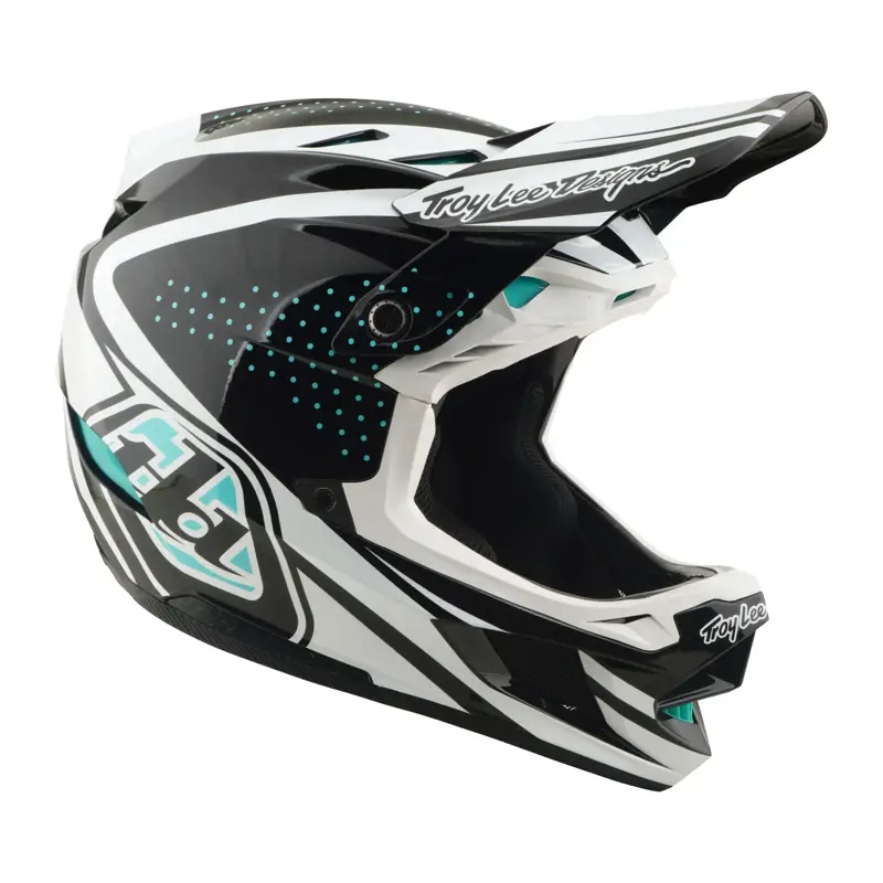 Balfes Bikes Troy Lee Designs D4 Polyacrylite Helmet The Line Grey | Free postage over £30, £10 off first order, price match & 0% finance.